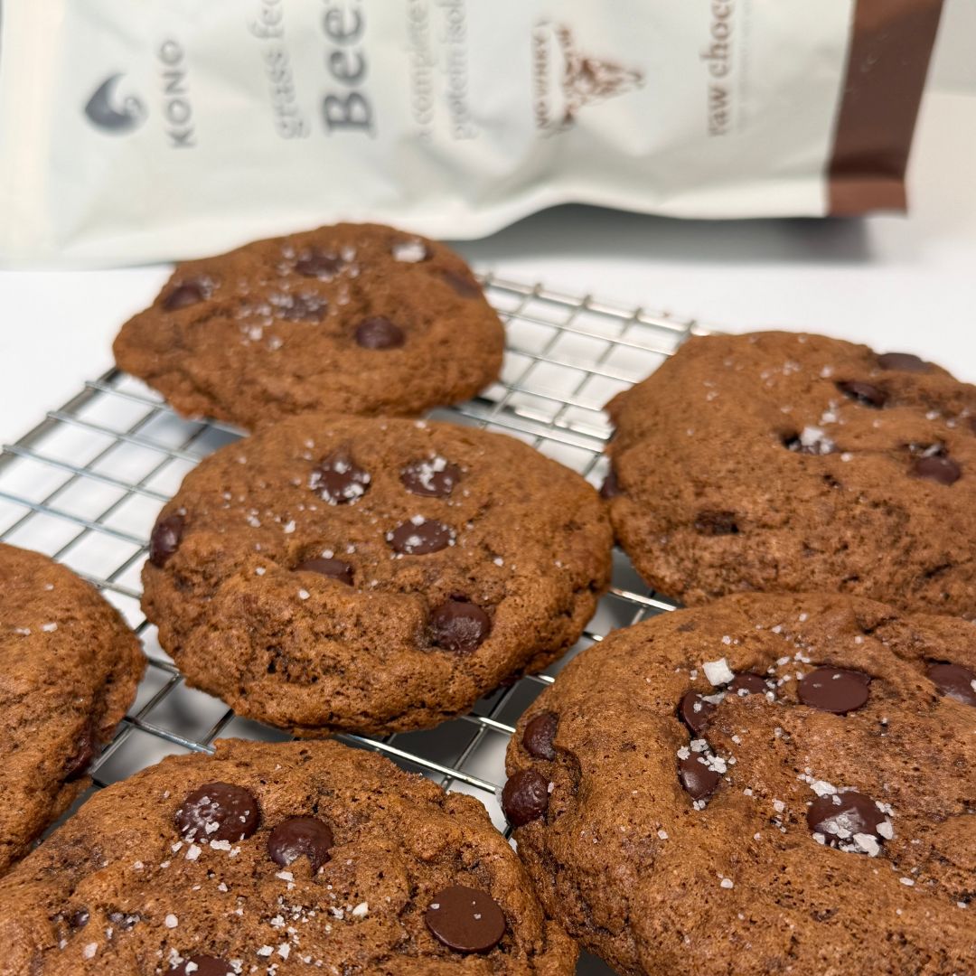 Double Chocolate Protein Cookies