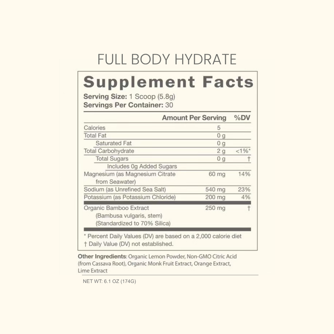 full body Hydrate+